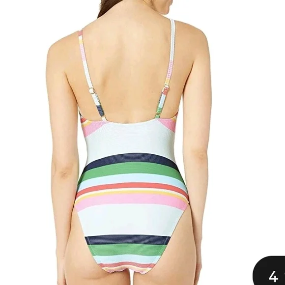 Trina Turk Vibrant Striped Kids One Piece - Picture 10 of 10